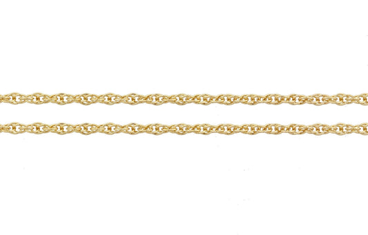 14Kt Gold Filled 1.3mm Rope Chain - 100 Feet Spool