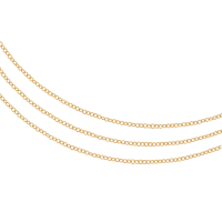 14Kt Gold Filled 1.3x1mm Cable Chain - 100 Feet Spool Chain