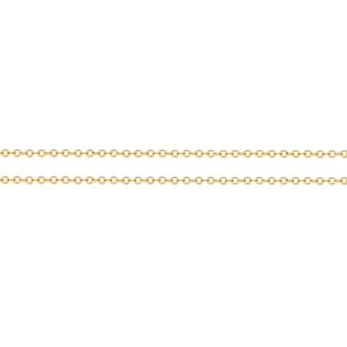 14Kt Gold Filled 1.3x1mm Flat Cable Chain - 100 Feet Spool
