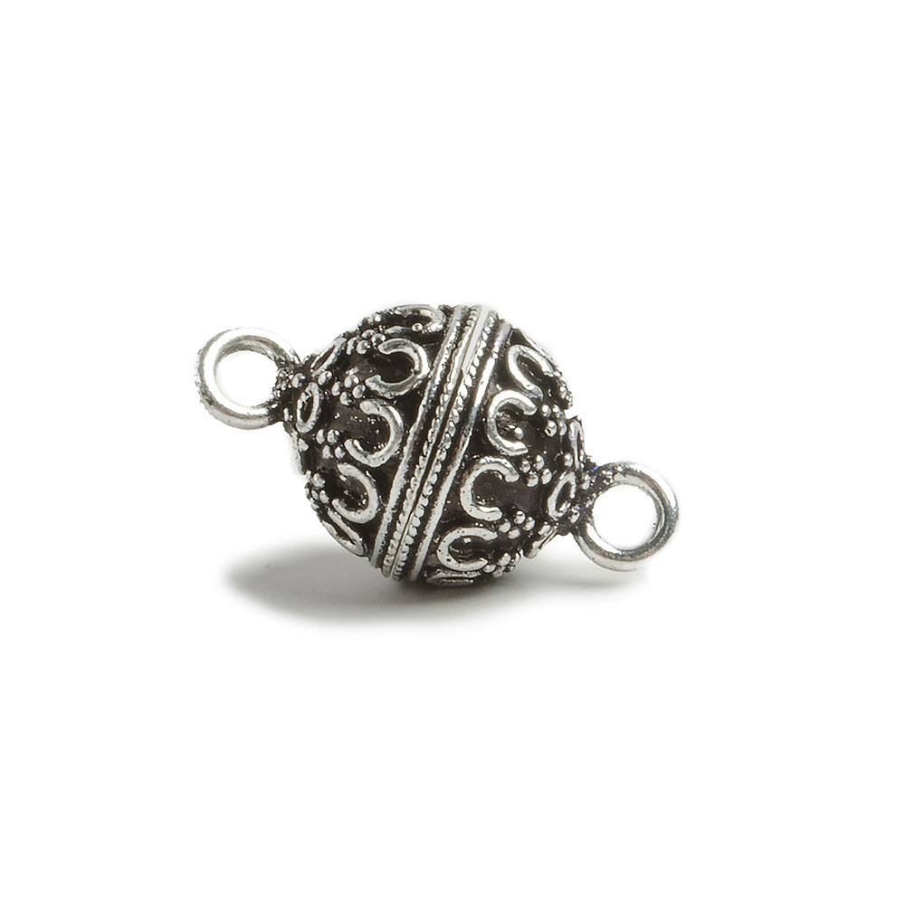 14mm Moroccan Design Round Magnetic Clasp 1 piece