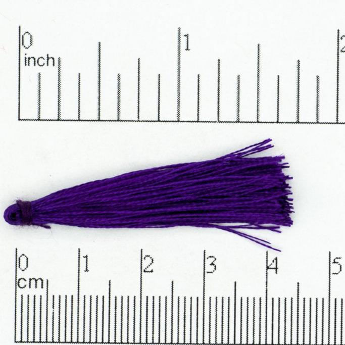 1.5"-1.75" Large Silk Tassel - Secure Knotted Top - Available in 17 Colors