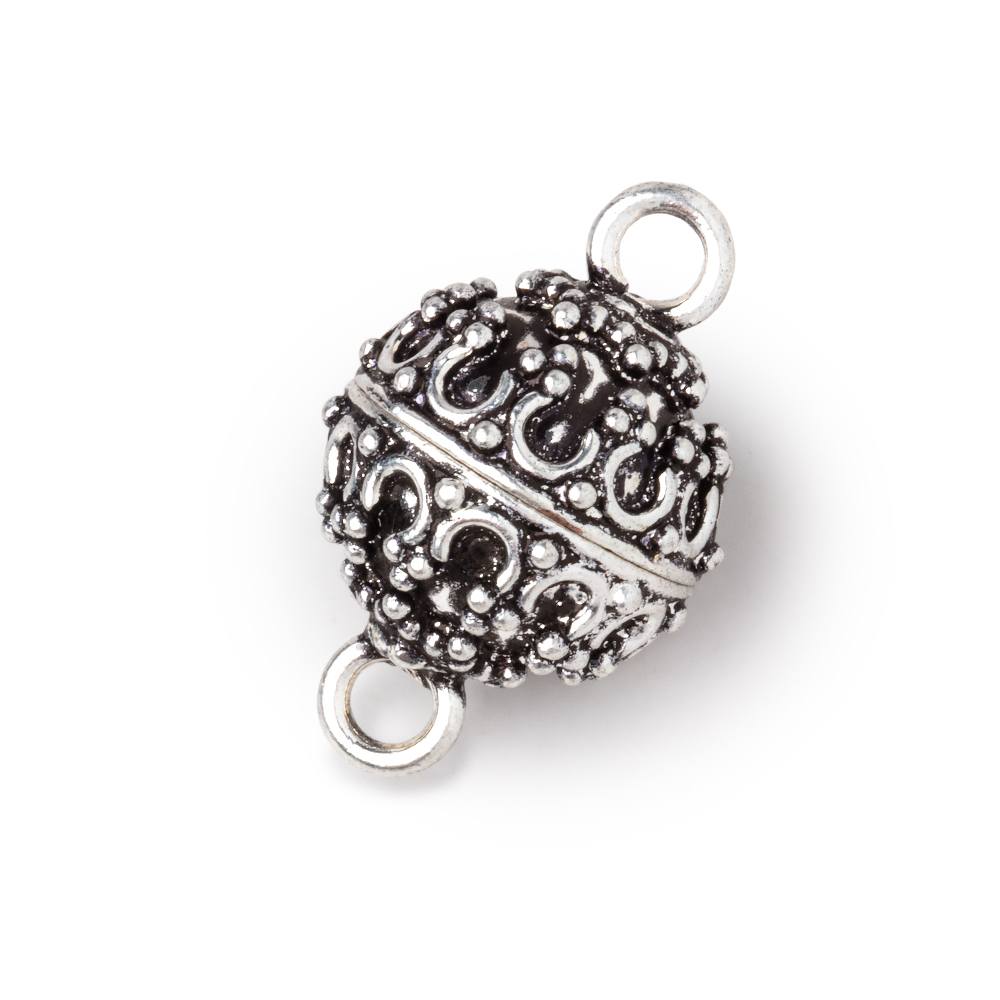 15mm Moroccan Design Round Magnetic Clasp 1 piece