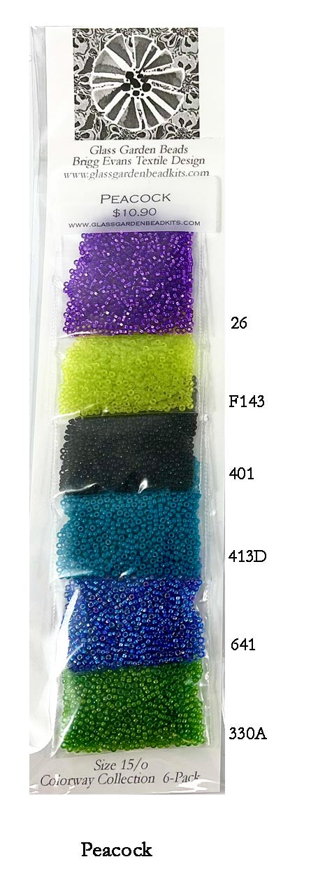 15o Seed Bead Colorway Packets (*)