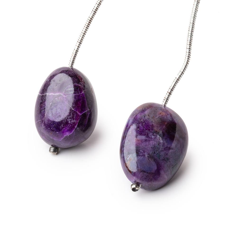18-21mm Sugilite Plain Nugget Focal  Beads AAA