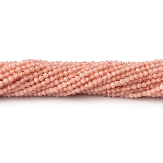 1.8mm Rhodochrosite Micro Faceted Round Beads 12.5mm 192 pieces
