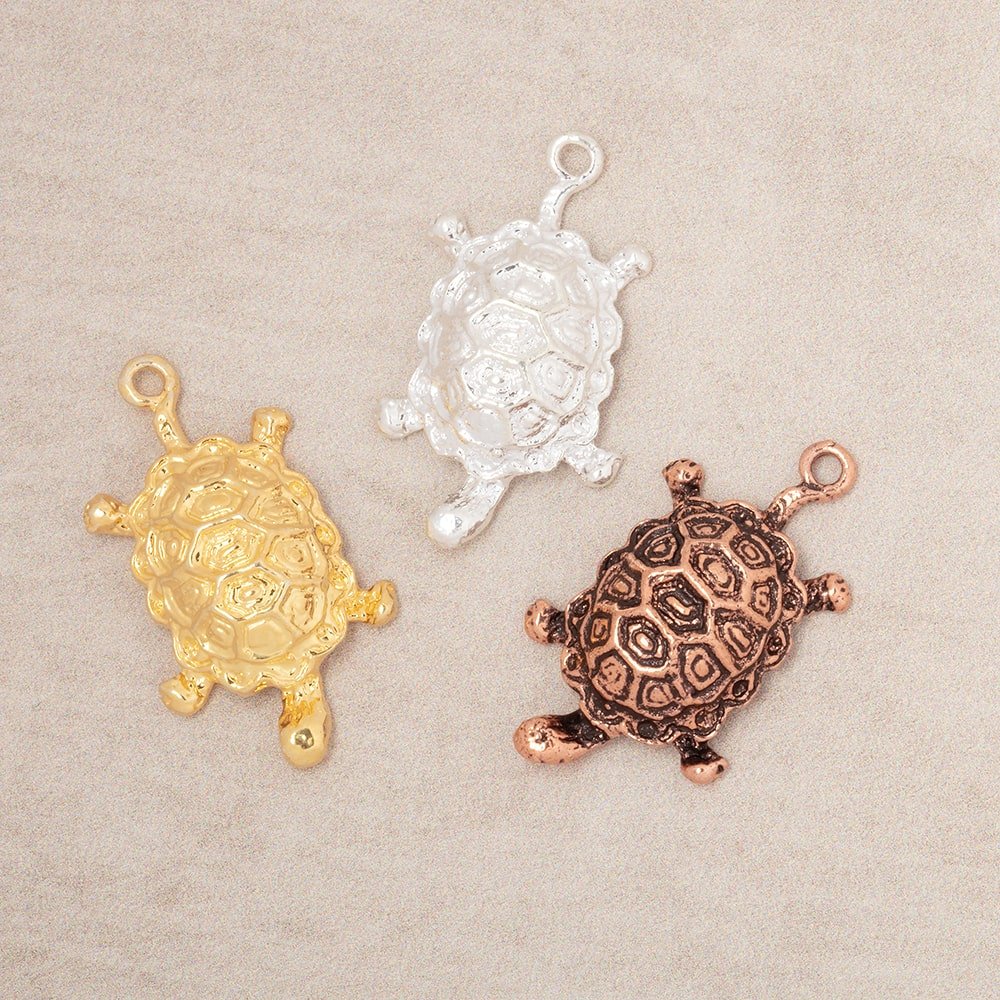 19x14mm Turtle Charm Set of 2 pieces