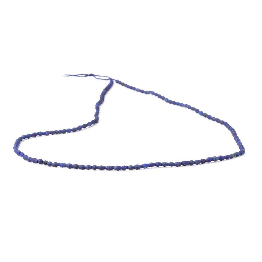 2-3.5mm Lapis Lazuli Plain Rice Beads 15 inch 121 pieces