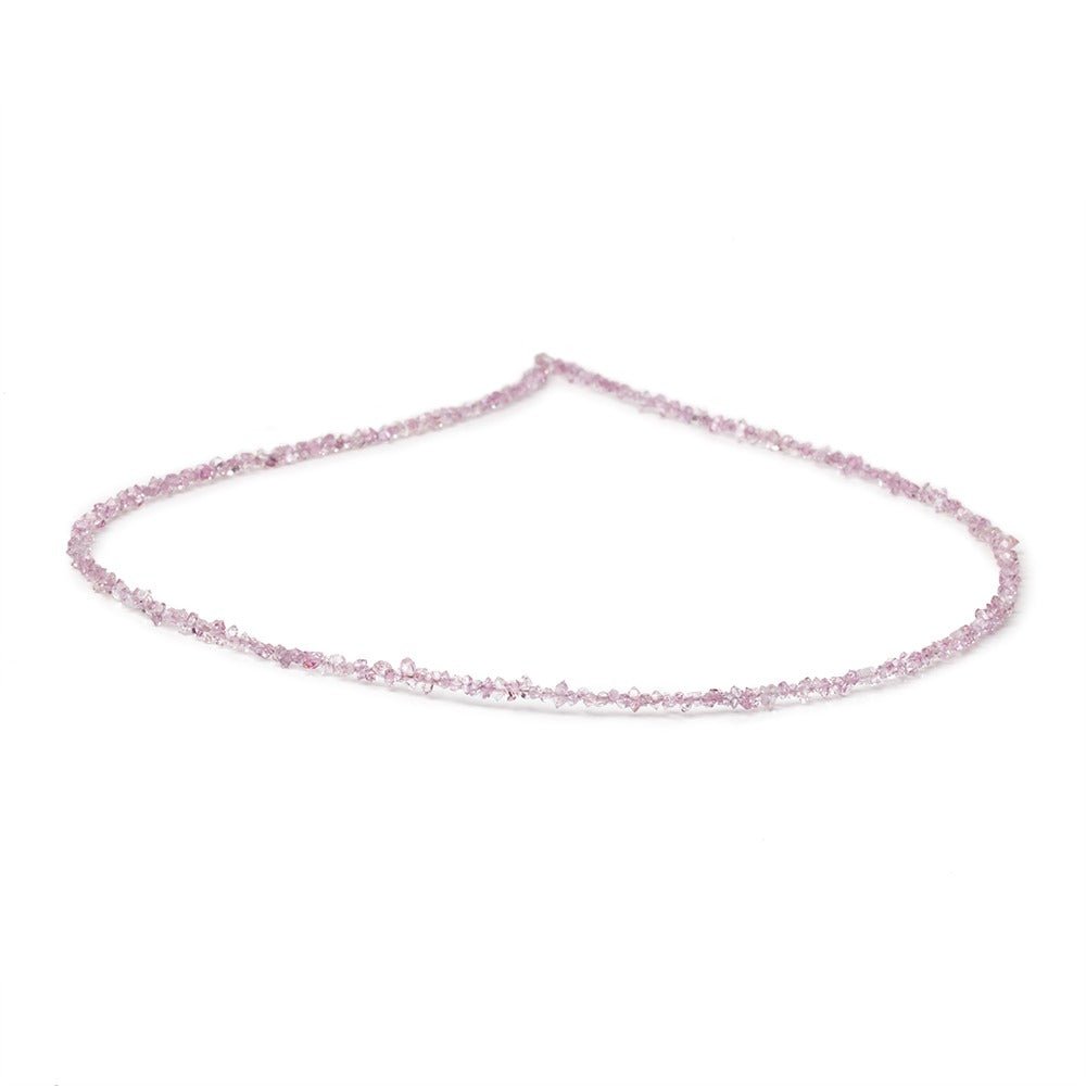 2-3.5mm Pink Double Terminated Quartz Beads 15.5 inch 260 pieces