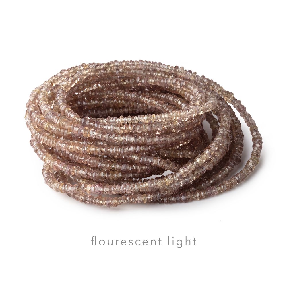 2-3mm Color Change Garnet Faceted Rondelle Beads 16 inch 220 pieces