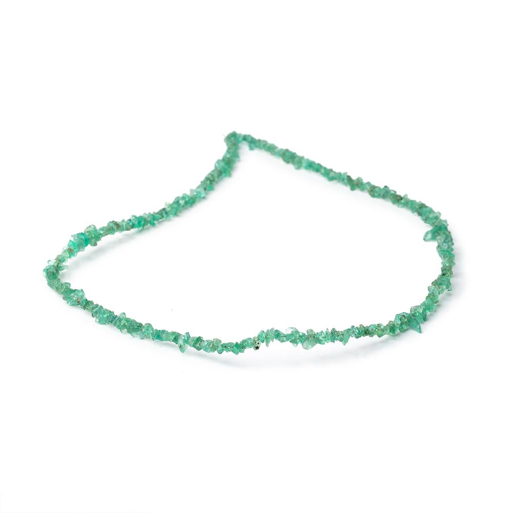2-3mm Zambian Emerald Chip Beads 15 inch 300 pieces