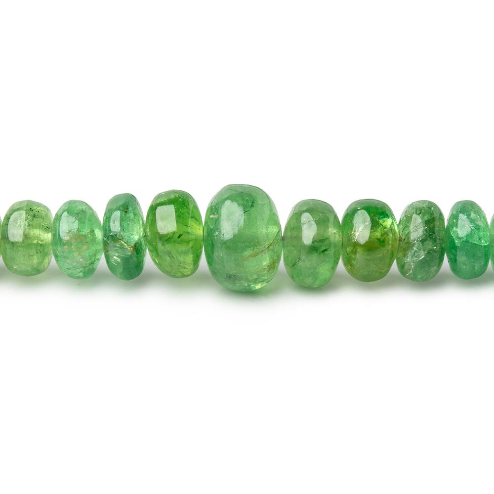 3-5mm Tsavorite Garnet Plain Rondelle Beads 16 inch 200 pieces AA