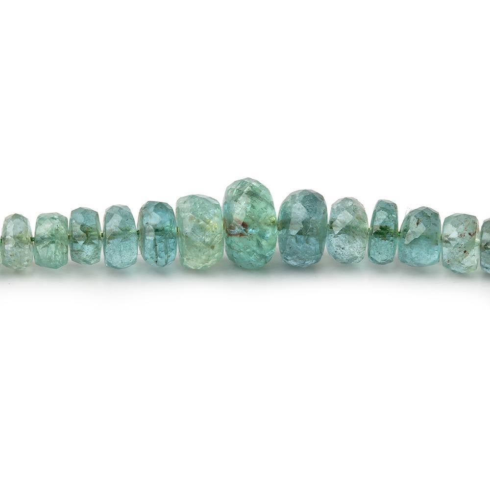2-7mm Zambian Emerald Faceted Rondelle Beads 16 inch 215 pieces AA Grade