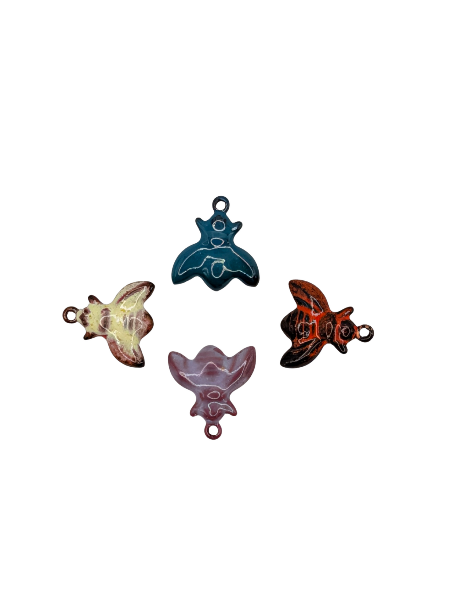 Enameled Bee Charm