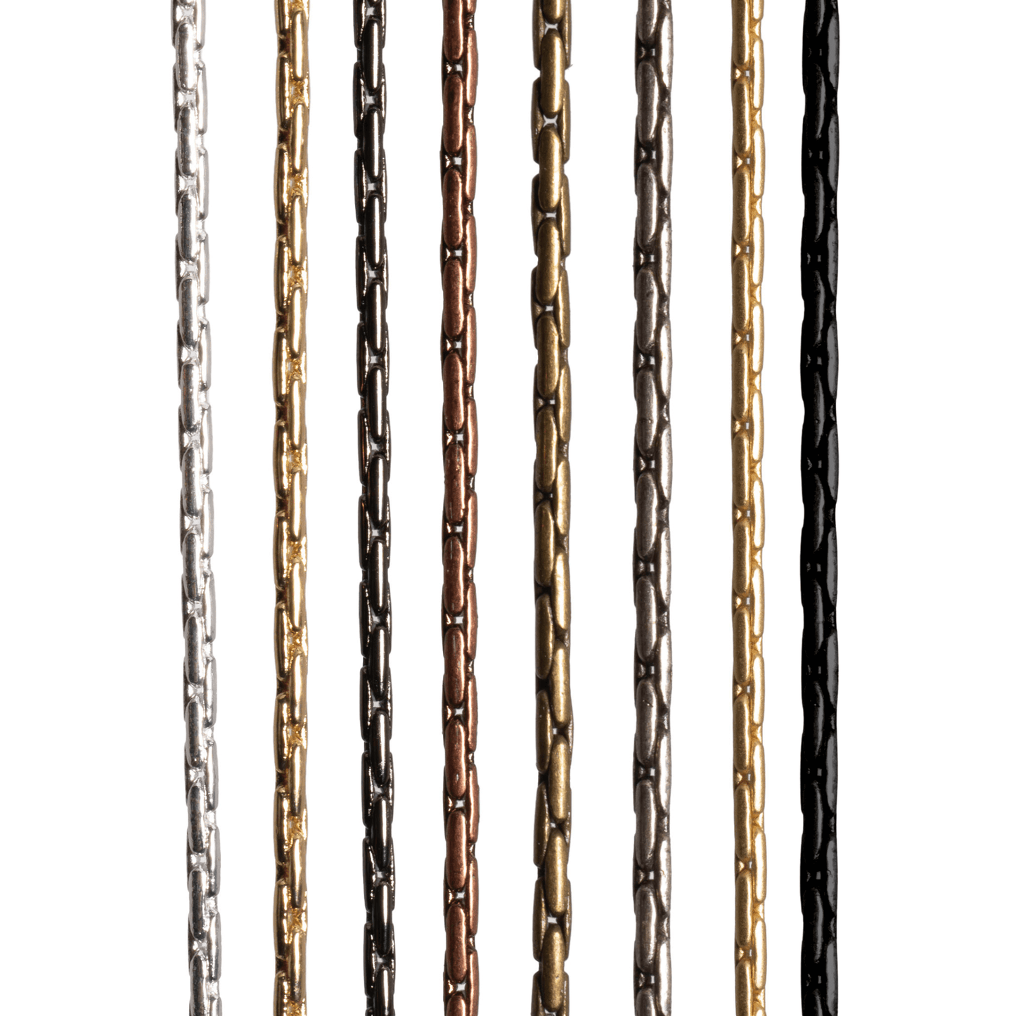 0.7mm Beading Snake Chain - Available in Various Colors - Sold by the Foot | CH 2350
