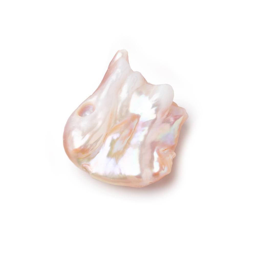 24.5-33mm Blush Pink Ultra Baroque Focal Beads 1 piece