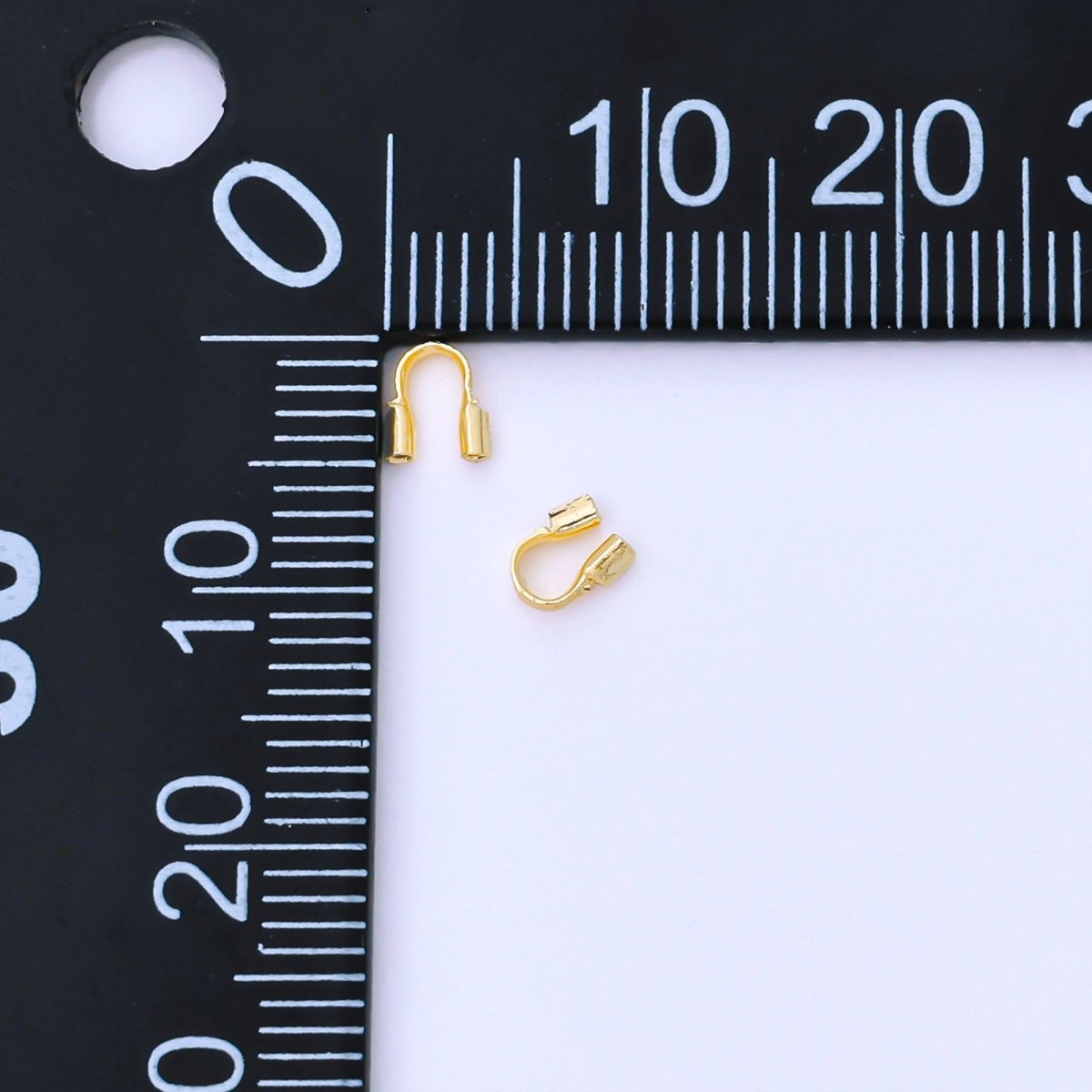 24K Gold Filled 5mm Minimalist Wire Guard Findings Set | Z1035