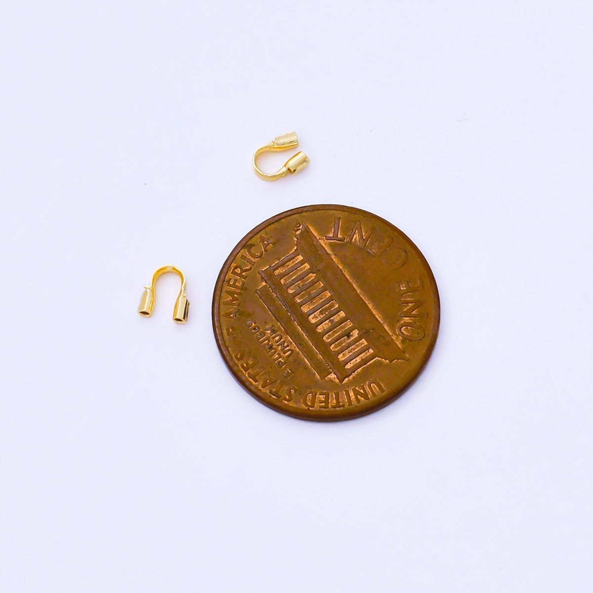24K Gold Filled 5mm Minimalist Wire Guard Findings Set | Z1035