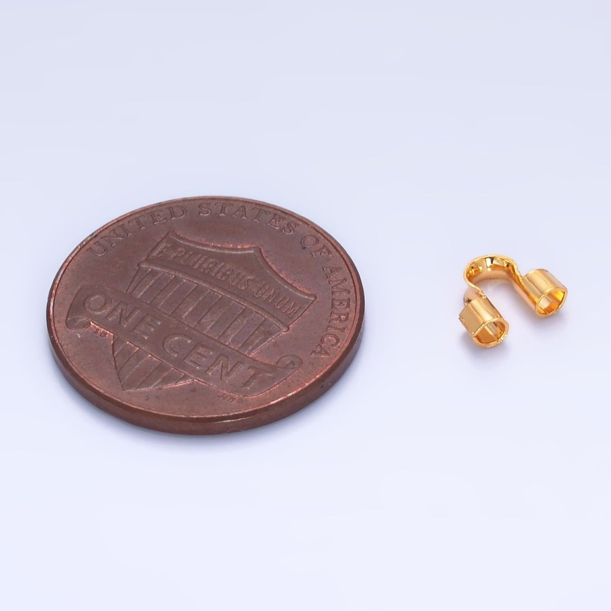 24K Gold Filled 7mm Minimalist Wire Guard Findings Set | Z1034