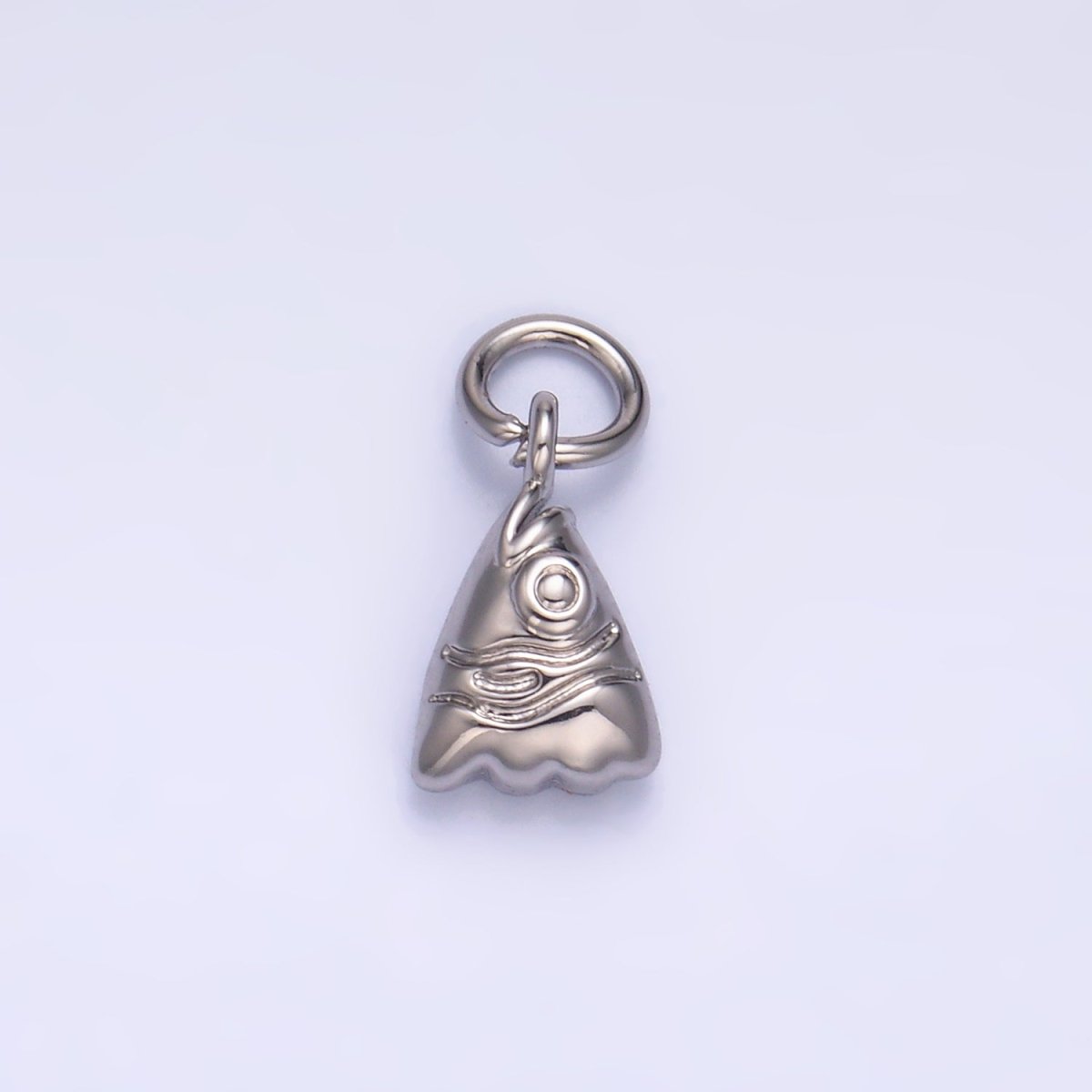 24K Gold Filled Animal Fish Head Mini Charm in Gold & Silver | W875