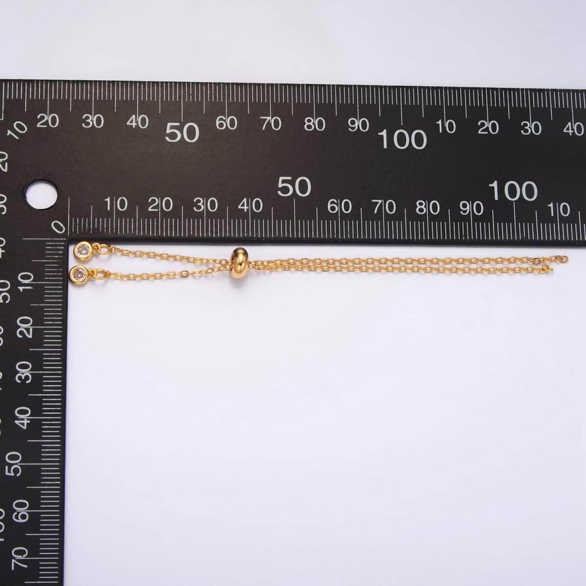24K Gold Filled Cable Chain Stopper Stopper Extender Findings | Z882