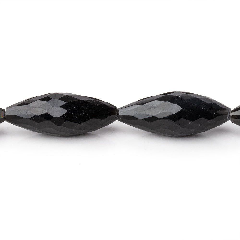 25x10mm Rainbow Obsidian Faceted Marquise Beads 18 inch 19 pieces