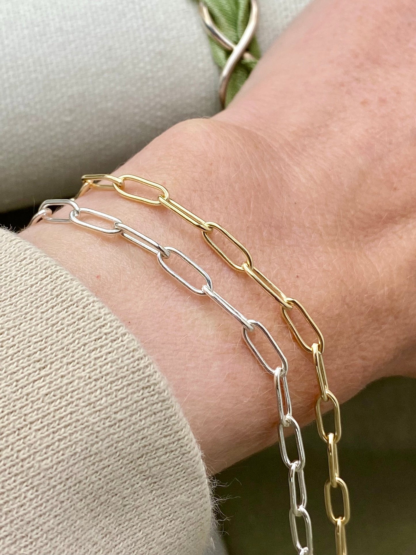 Bling Bling (Huge) Paperclip Chain 3.85 x 10.04mm - C46