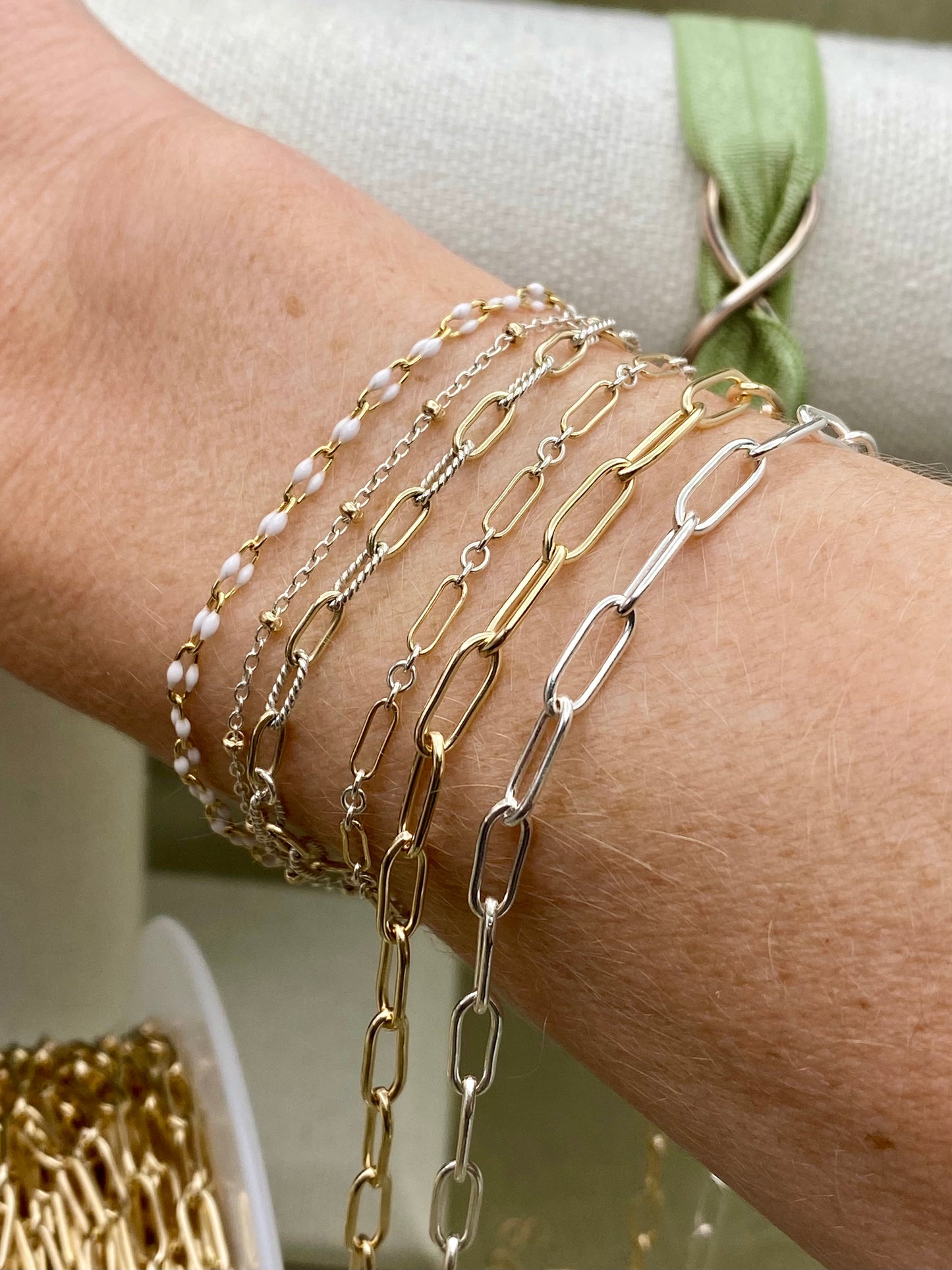 Bling Bling (Huge) Paperclip Chain 3.85 x 10.04mm - C46