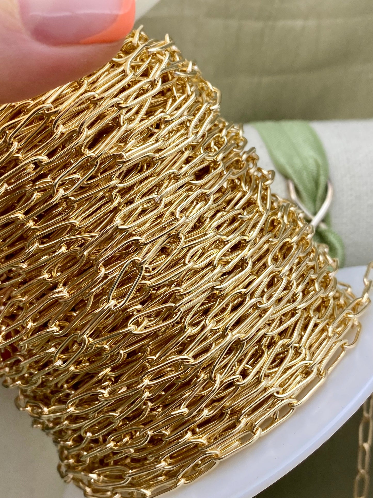 Bling Bling (Huge) Paperclip Chain 3.85 x 10.04mm - C46