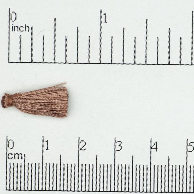 1/2"-3/4" Small Silk Tassel - Available in 17 Colors - Secure Knotted Top