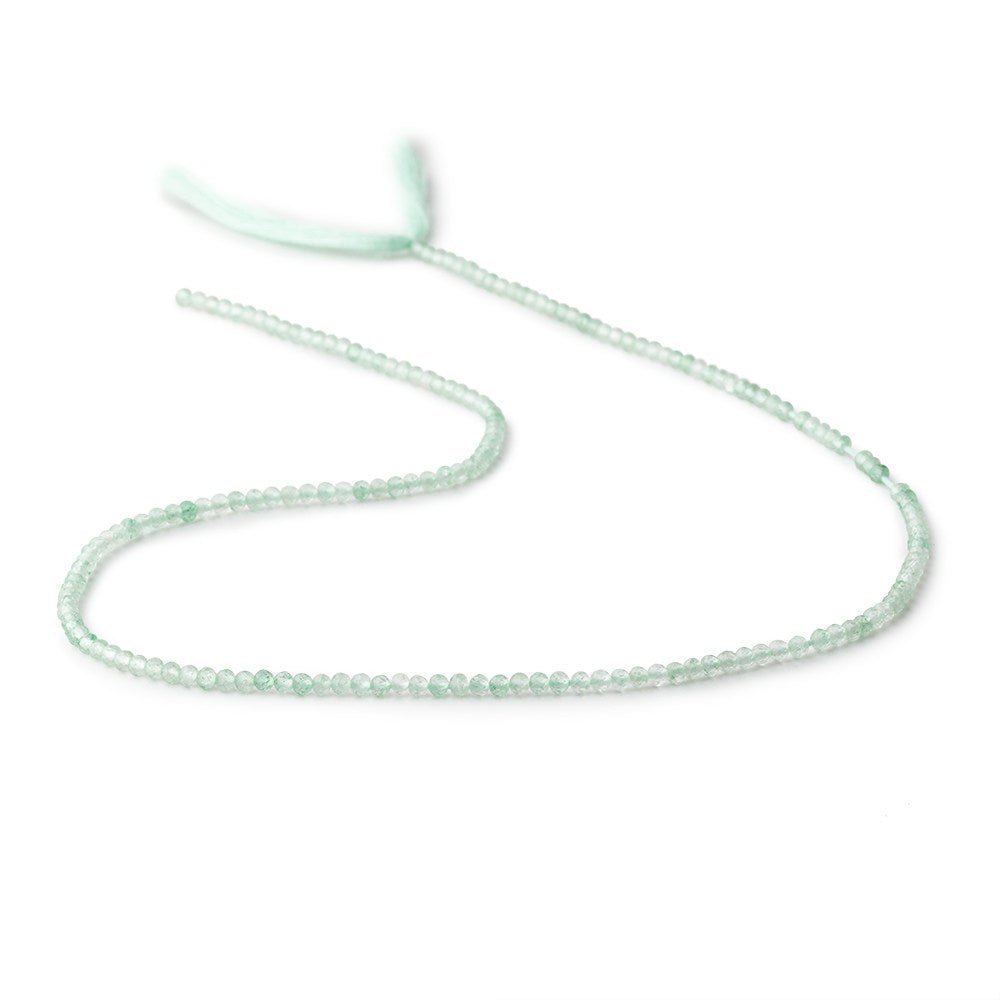 2mm Aventurine Micro Faceted Rondelle Beads 12.75 inch 168 pieces