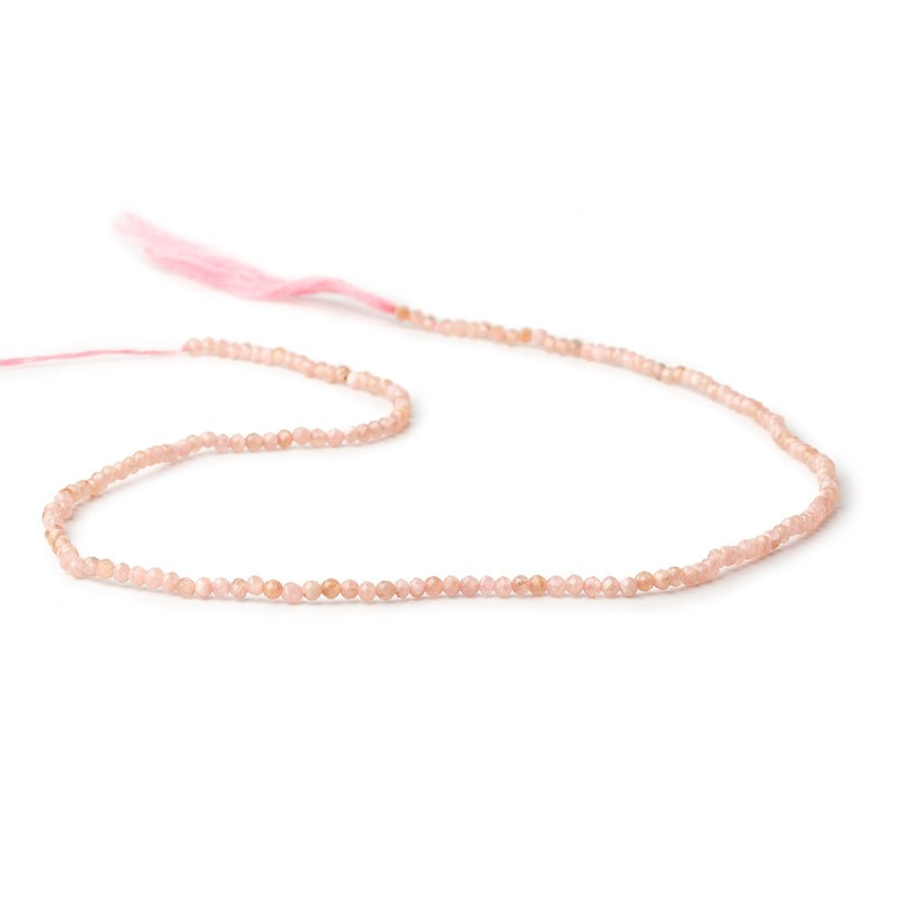 2mm Rhodochrosite Micro Faceted Round 12.5 inch 168 Beads