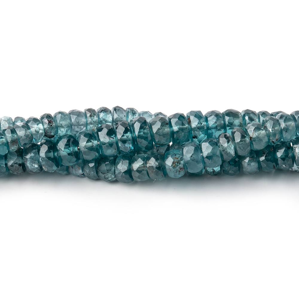 3-5mm Indigo Kyanite faceted rondelle beads 20 inches 238 pieces AA