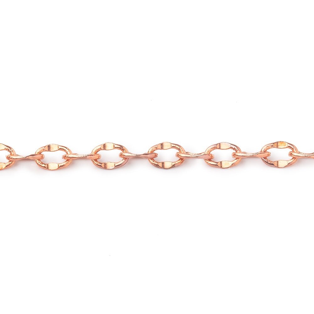 3 Feet - 3mm Divot Oval Link Chain