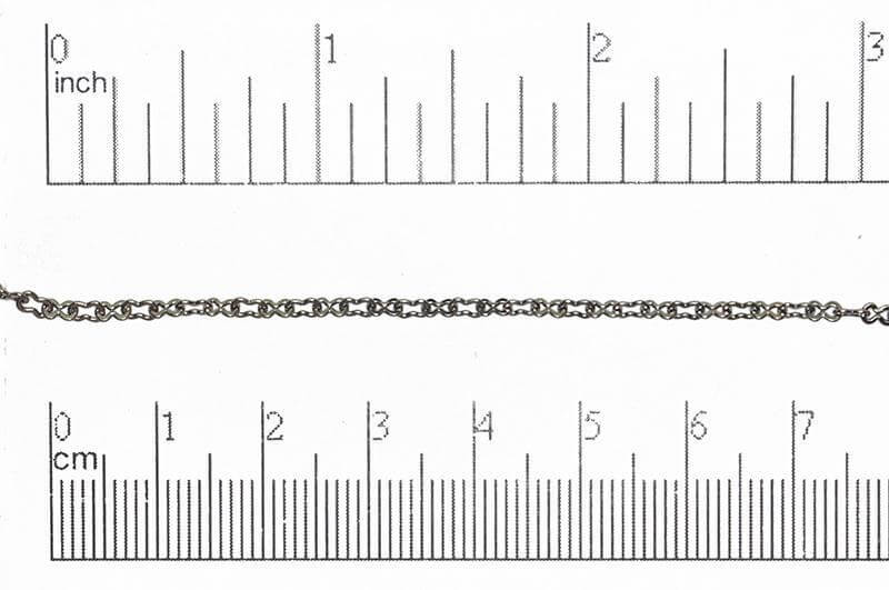 Cable Chain - 4mm x 2mm - Available in Multiple Colors - Sold by the Foot - CH 3020