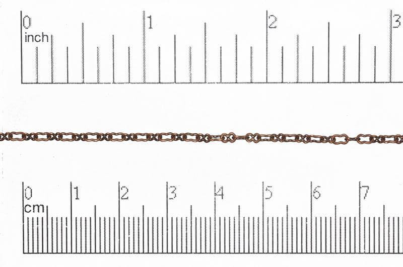 Cable Chain - 4mm x 2mm - Available in Multiple Colors - Sold by the Foot - CH 3020
