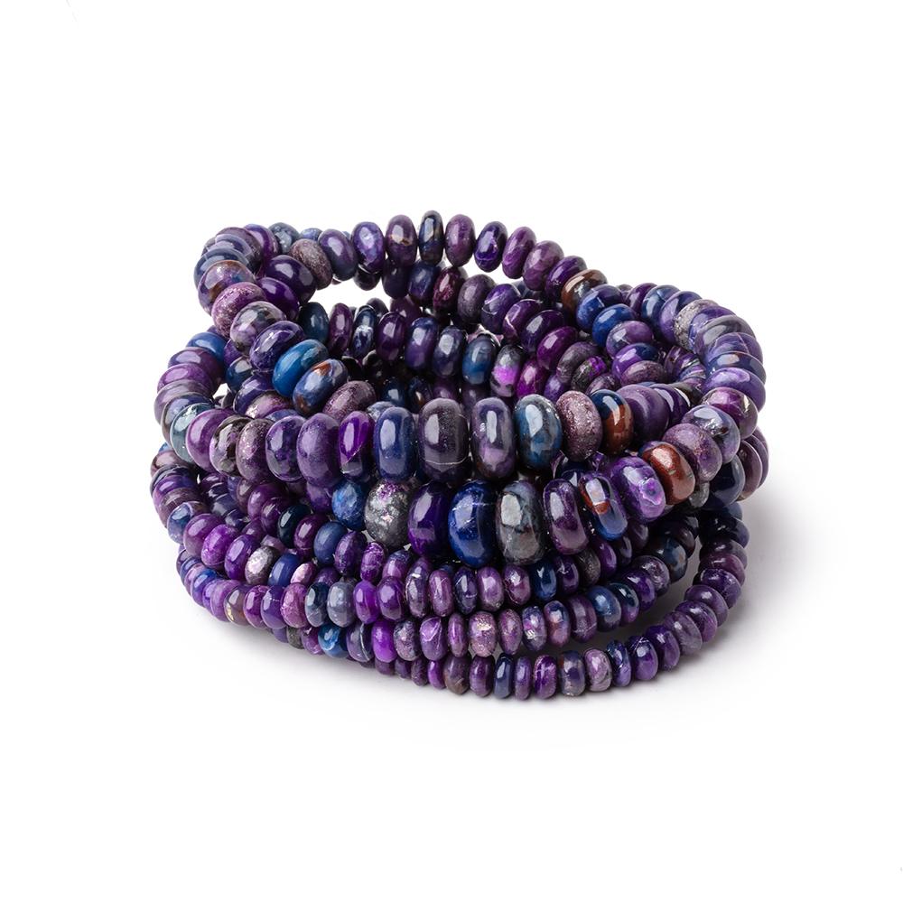 4-8.5mm Sugilite Plain Rondelle Beads 18 inch 166 pieces AAA