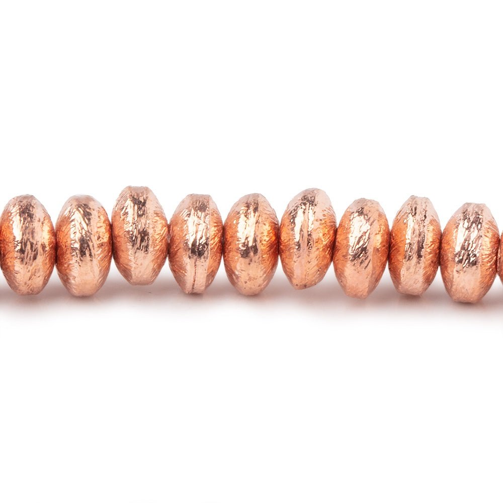6mm Brushed Disc Beads
