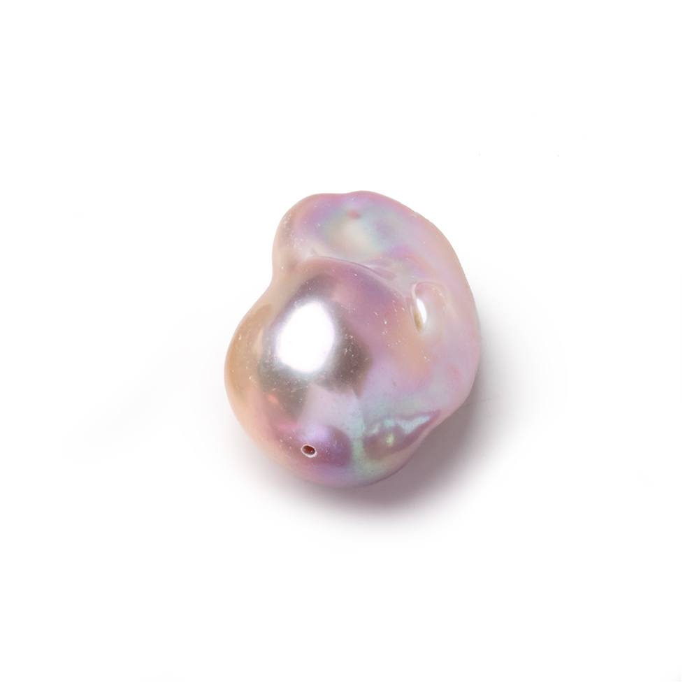 18-25mm Lilac Peach Ultra Baroque Focal Beads 1 piece AA