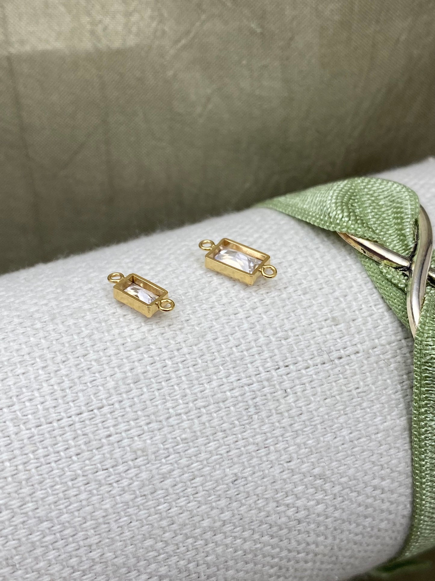 Rectangle Baguette Connectors 5mm & 6mm - 5 Pack - B42 B43