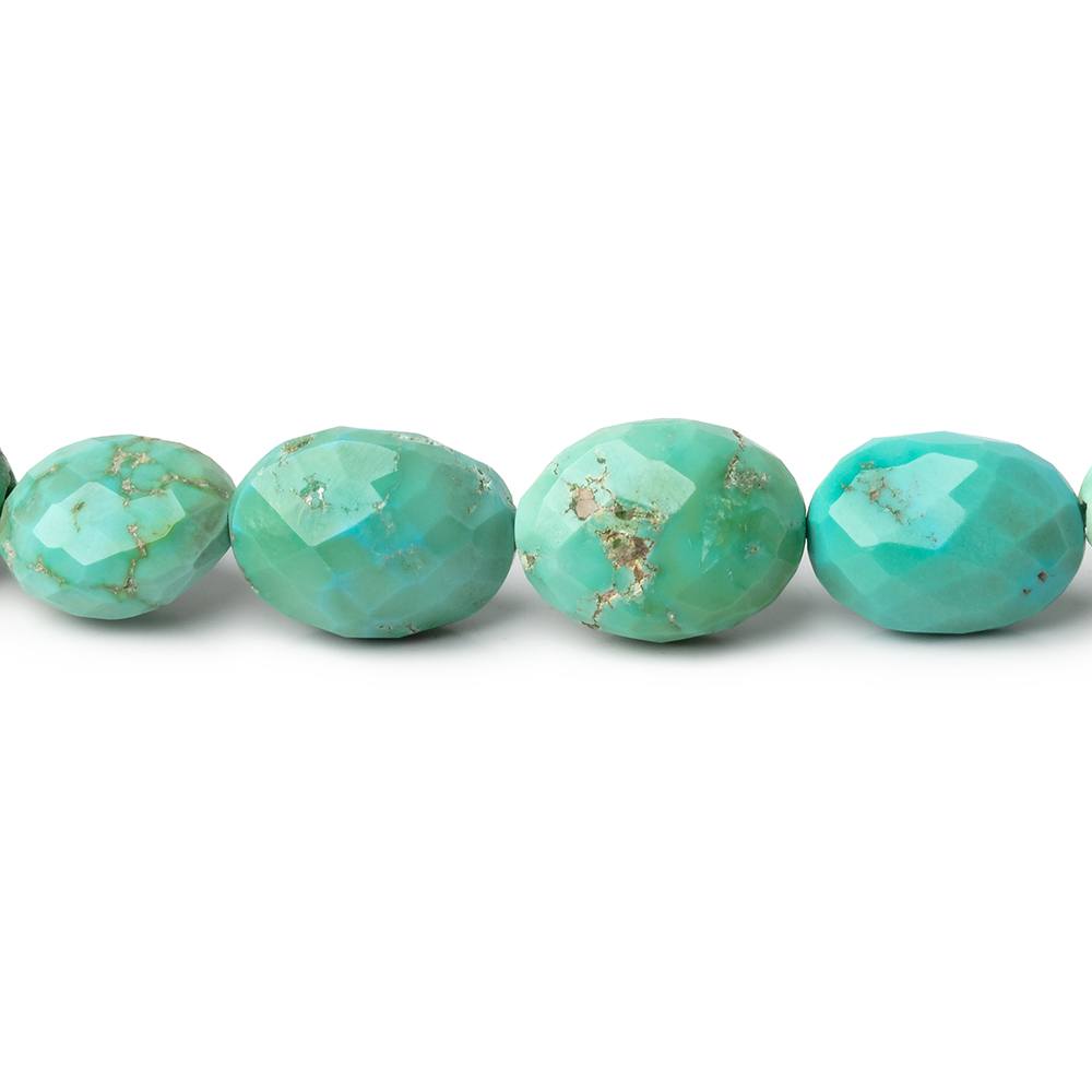 4.5x4-12.5x9.5mm Sleeping Beauty Turquoise Faceted Nuggets 17 inch 46 Beads
