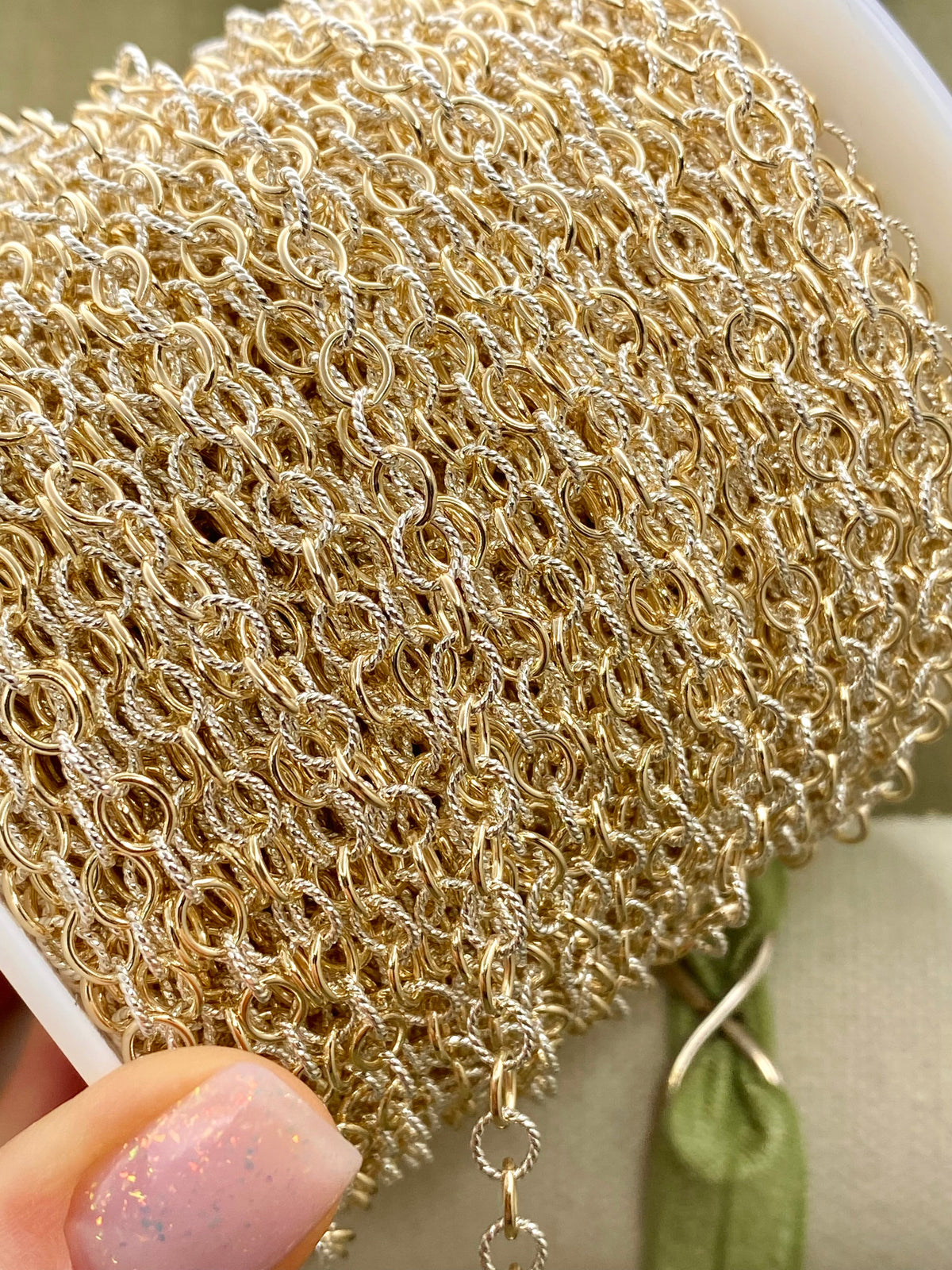 Mixed Metal Bold Cable Chain - C53