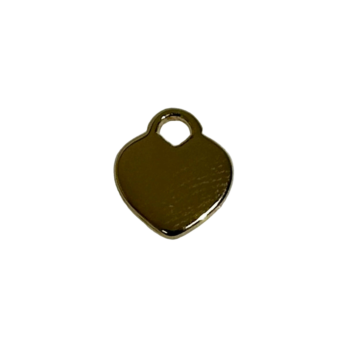 Heart Charm Small 9mm x 11mm - Nickel-Free Silver & Gold - Per Piece