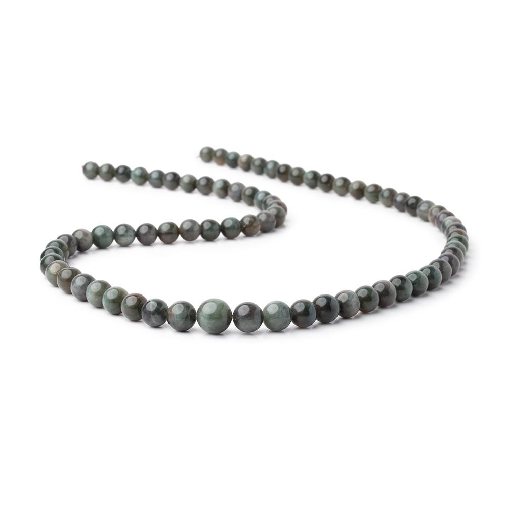 5-8.5mm Cat's Eye Quartz Plain Round Beads 18 inch 75 pieces