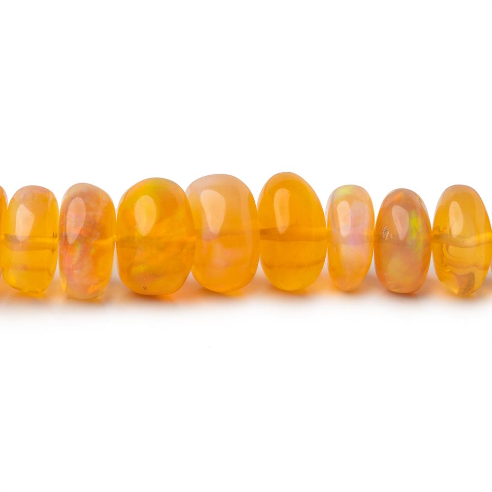 5-8.5mm Ethiopian Opal Plain Rondelle Beads 16 inch 136 pieces AAA Grade