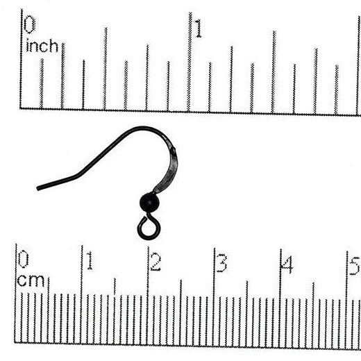 Hammered French Ear Wire with 1.5mm Ball - Available in Many Finishes - Sold by the Dozen - EW5003