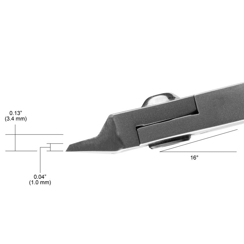 Tronex 5222 Flush Edge Cutter, Standard Handle 5inch Taper Head Relief