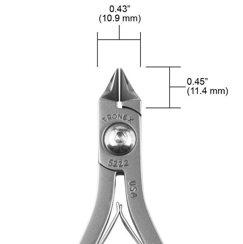 Tronex 5222 Flush Edge Cutter, Standard Handle 5inch Taper Head Relief