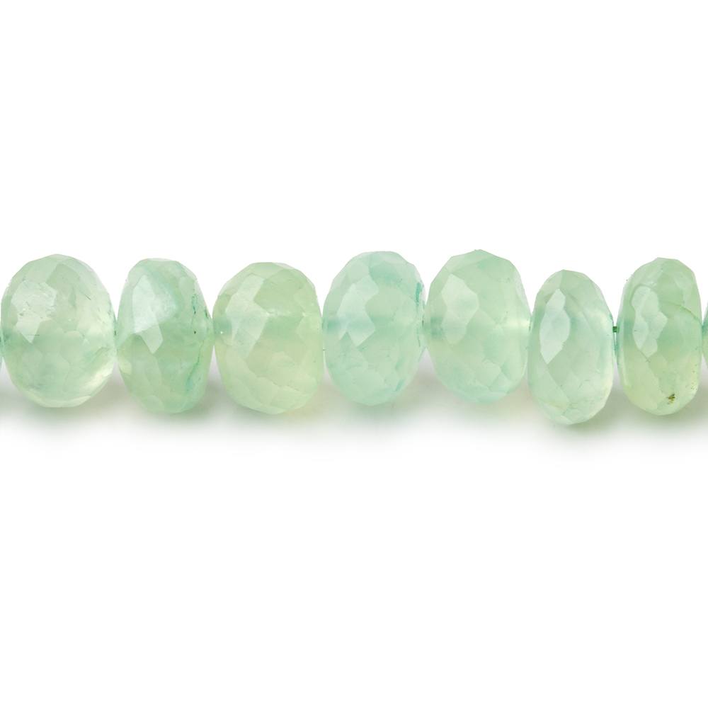 5.5-8mm Prehnite Faceted Rondelle Beads 16 inch 96 pieces
