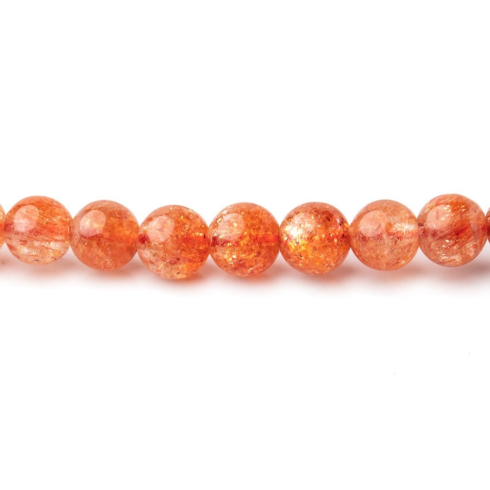 5mm Sunstone Plain Round Beads 21 inch 112 pieces AAA