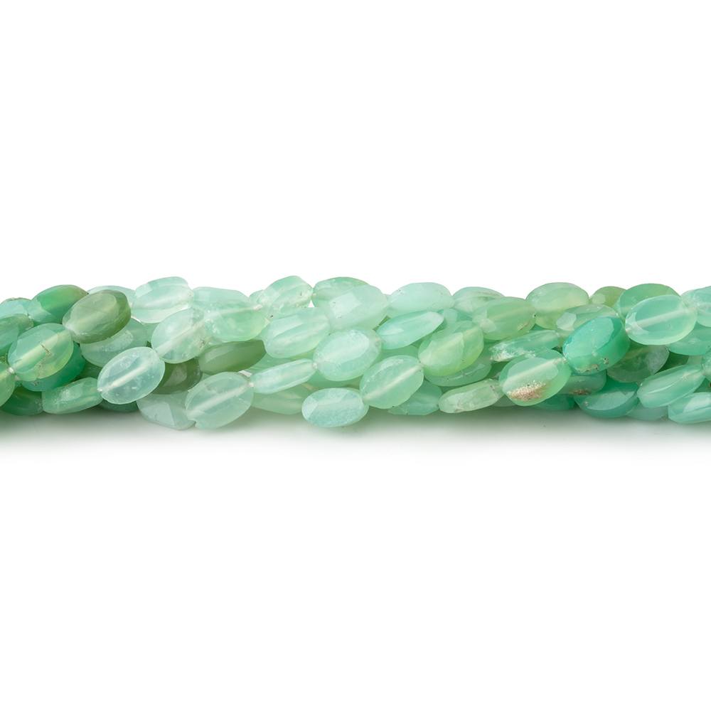 5x3mm-6x3mm Chrysoprase Faceted Oval Beads 13 inch 60 pieces